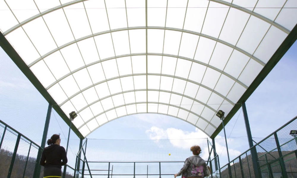Comprehensive Panoramic Roofed Padel Court