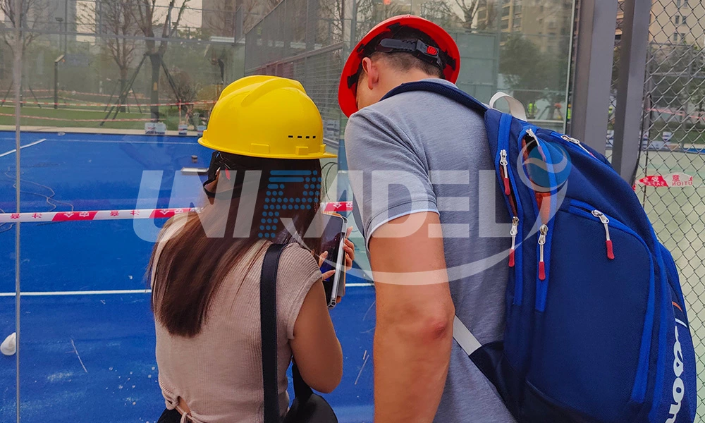 Russian Clients Visit Padel Factory + On-Site Inspection of Quality