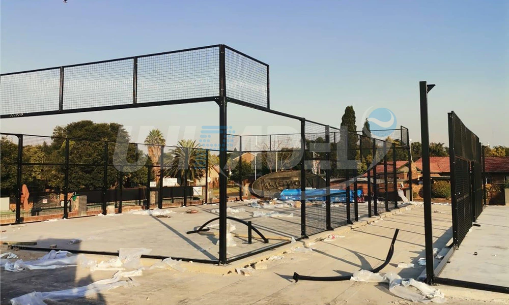 Comentarios sobre la construcción de pistas de pádel en Sudáfrica