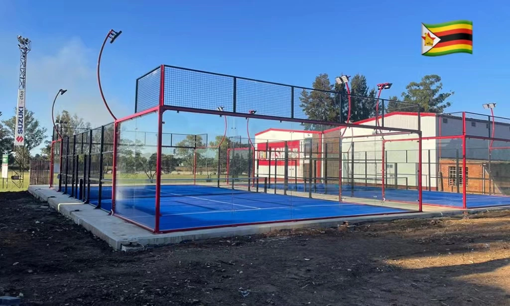 Terrain de padel au Zimbabwe stimule le dynamisme sportif