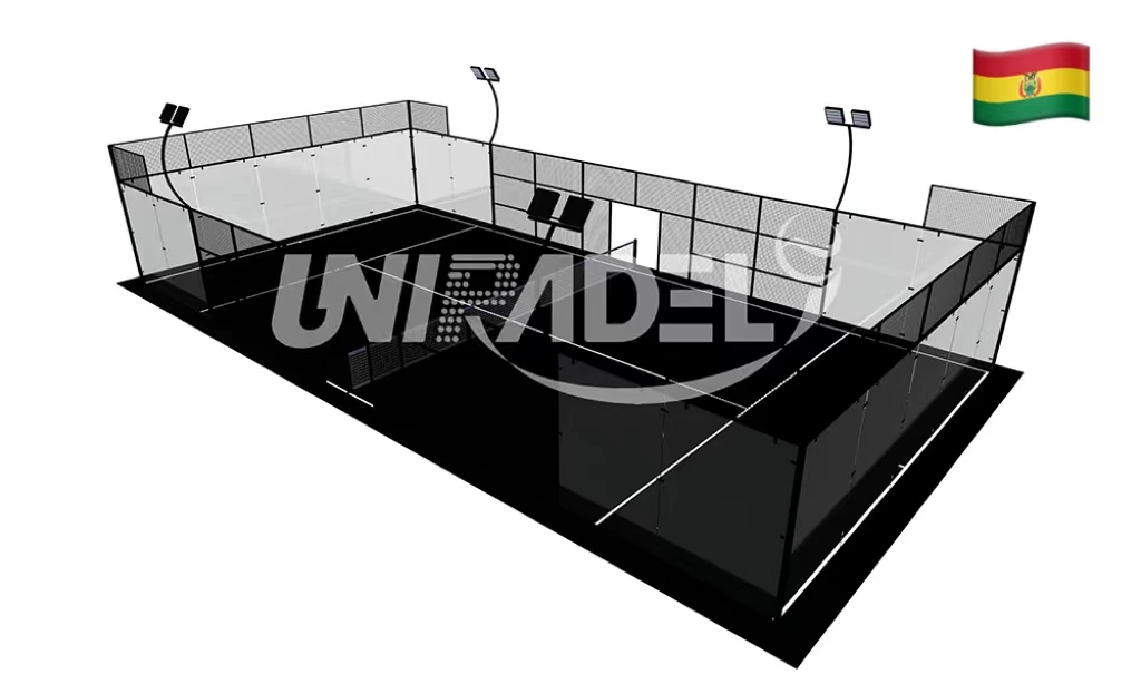 Expédition des terrains de padel Bolivie (noir)