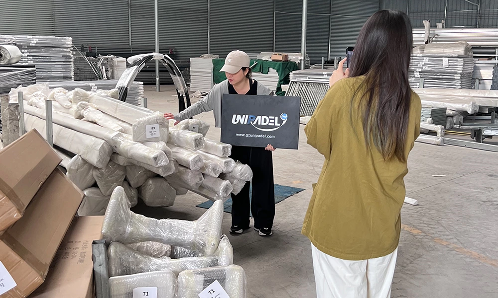 Exportateur et fabricant de courts de padel en Chine
