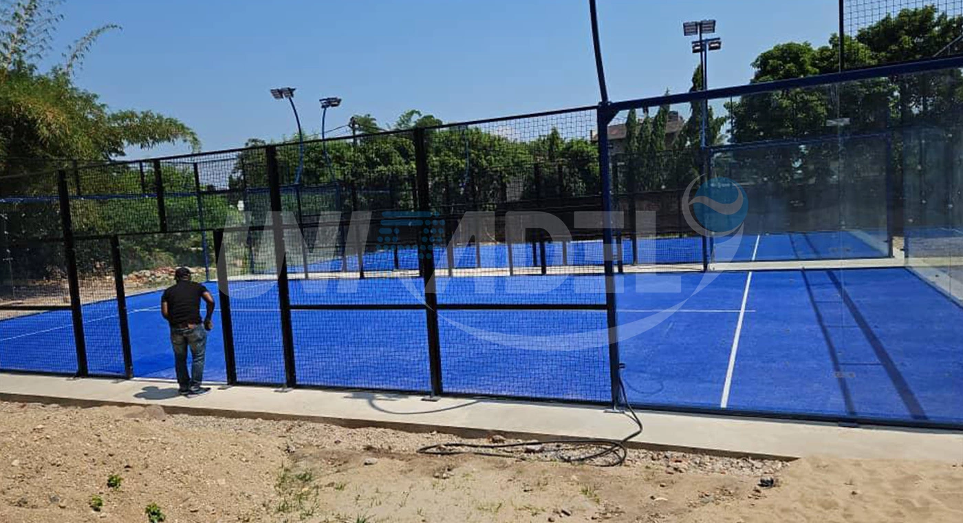 Pistas de pádel en Burundi, África (azul)