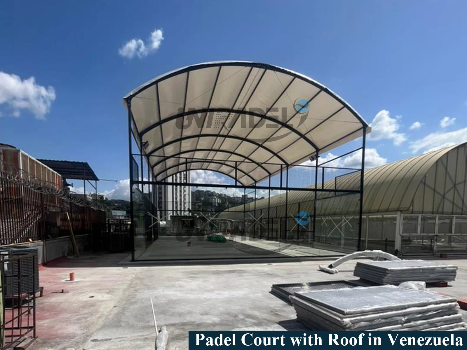 Padel Court with Roof in Venezuela