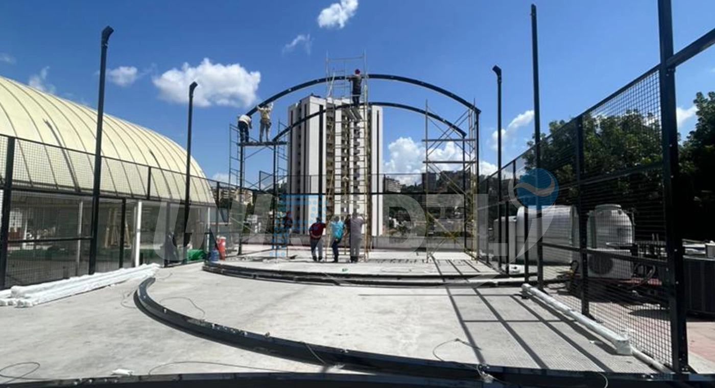 Padel Court with Roof in Venezuela