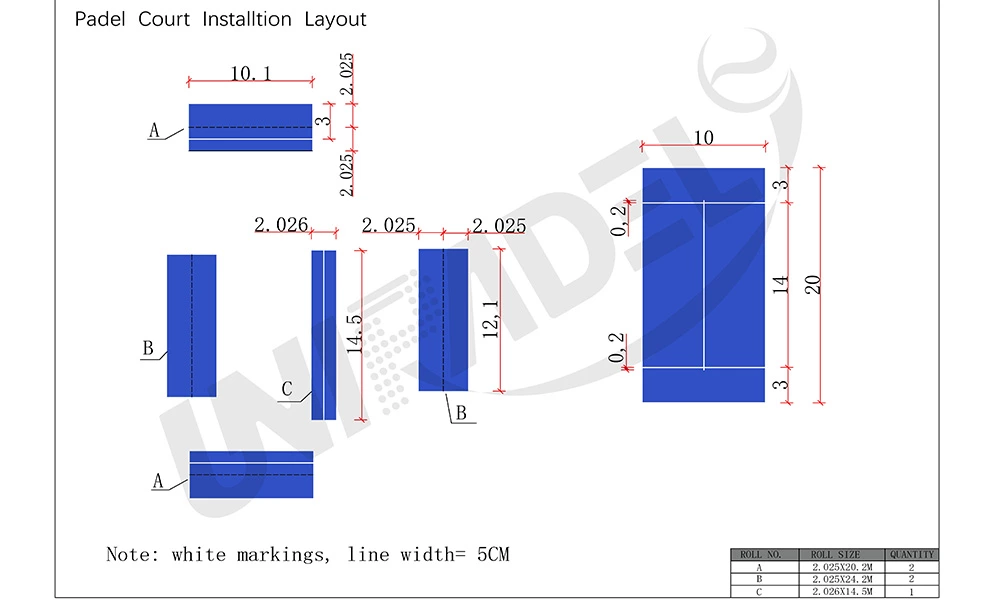 Professional Padel Court Dimensions for Competition