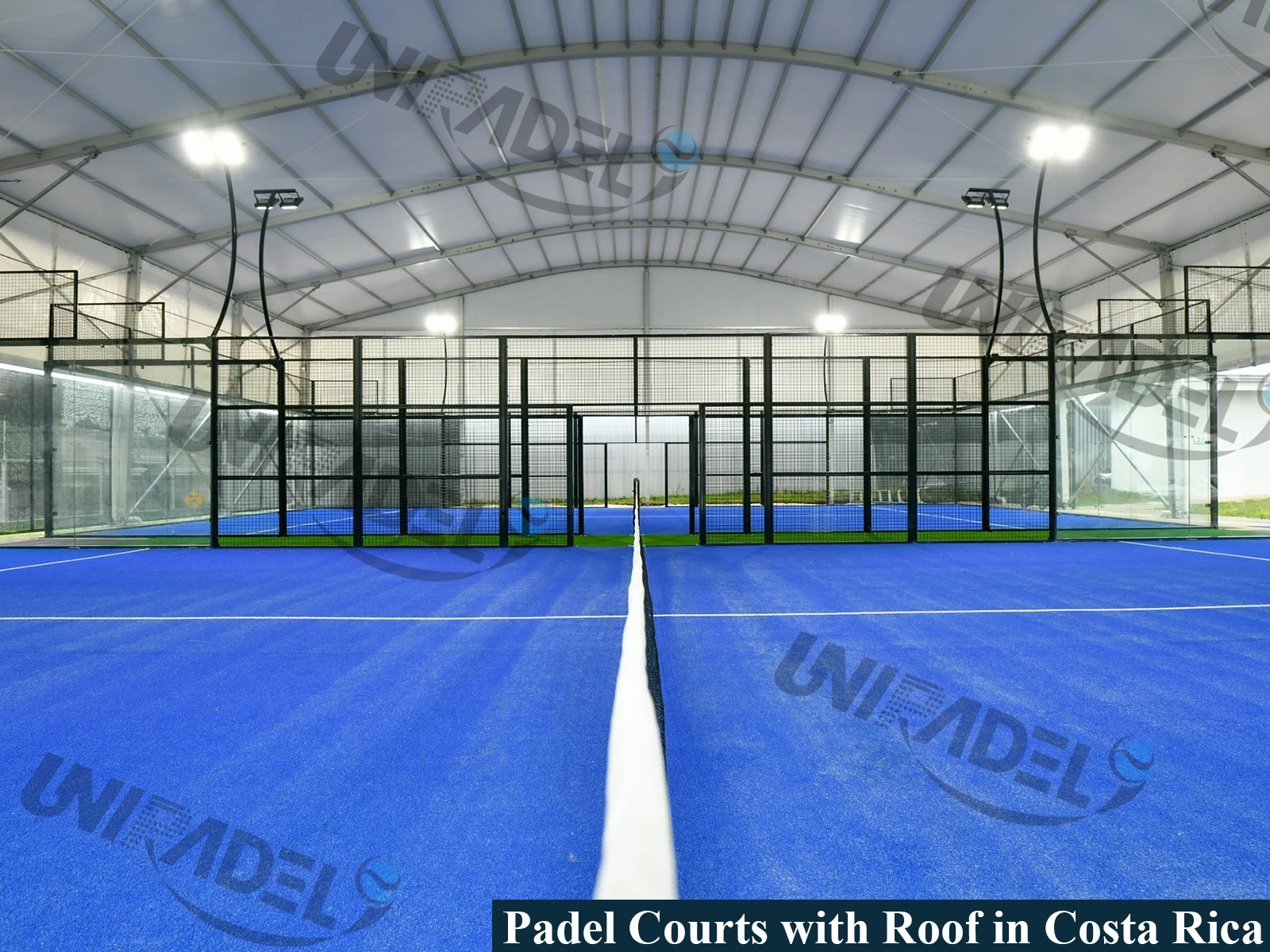 Padel court installation in Costa Rica