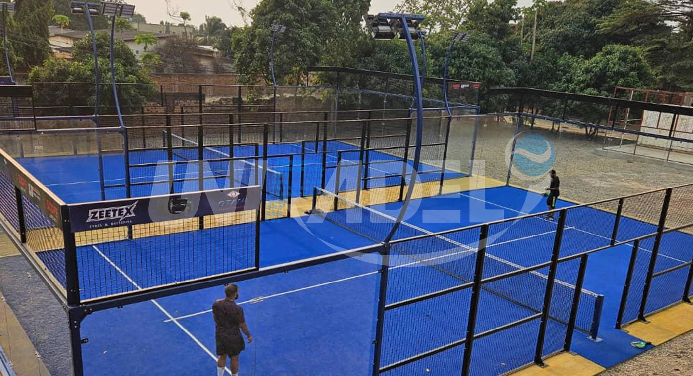 Pistas de pádel en Burundi, África (azul)