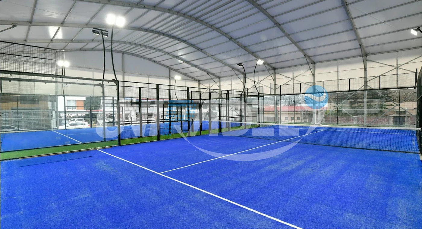 Padel court installation in Costa Rica