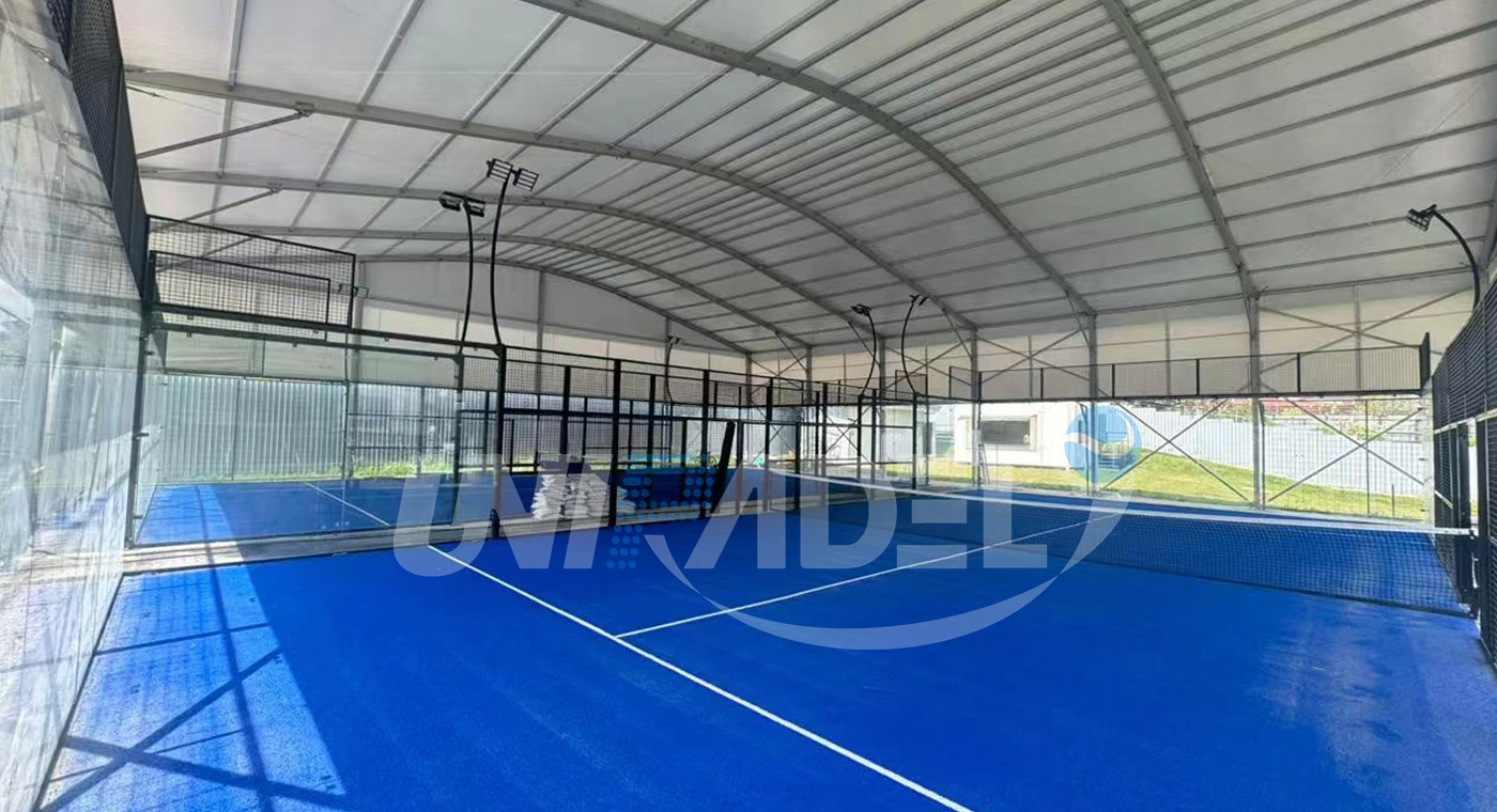 Padel court installation in Costa Rica