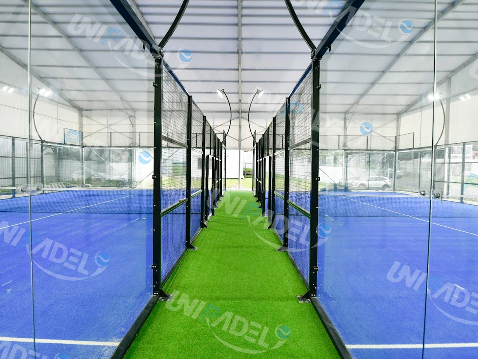 Padel court installation in Costa Rica