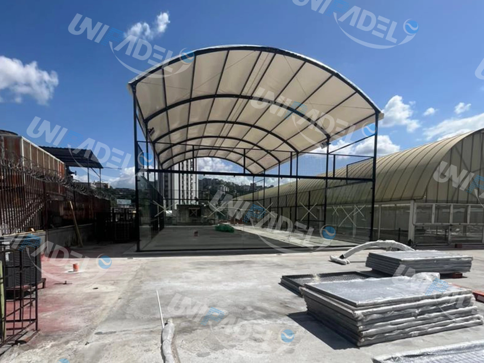 Padel Court with Roof in Venezuela