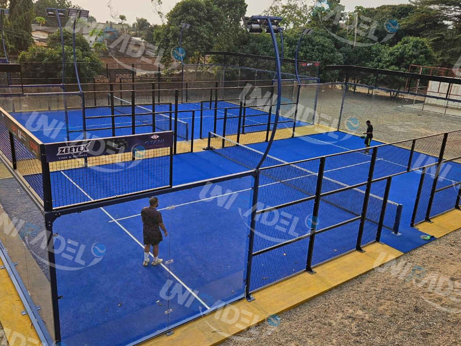 Padel Courts in Burundi, Africa(Blue)