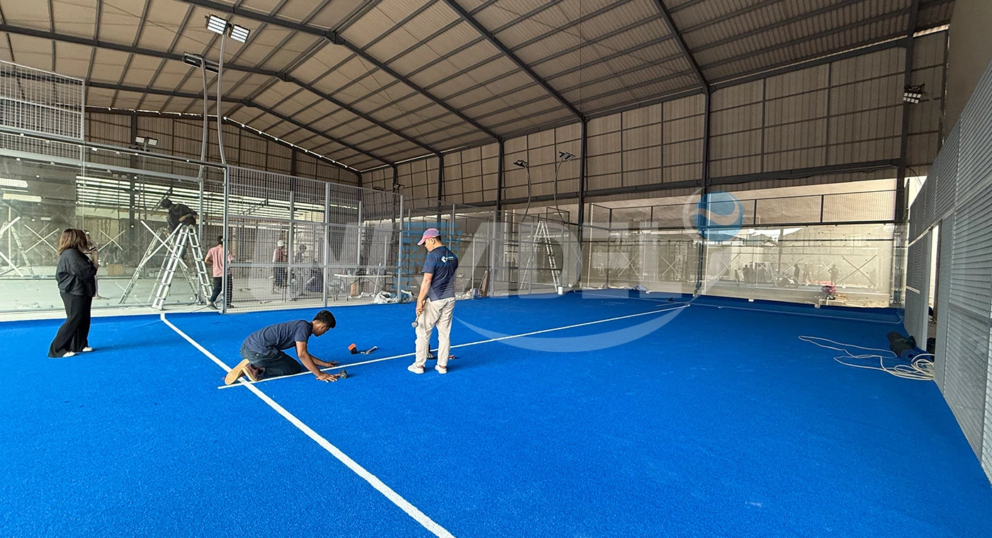 Padel Courts With Roof in Indonesia (4 courts)