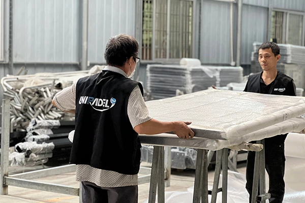 Emballage professionnel : bulle + film transparent, double couche pour protéger le produit.