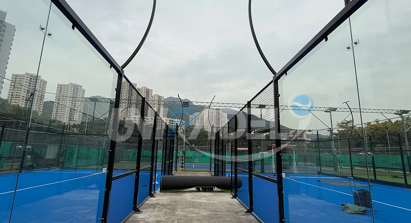 Pistas de pádel en el DBRC Club, Hong Kong
