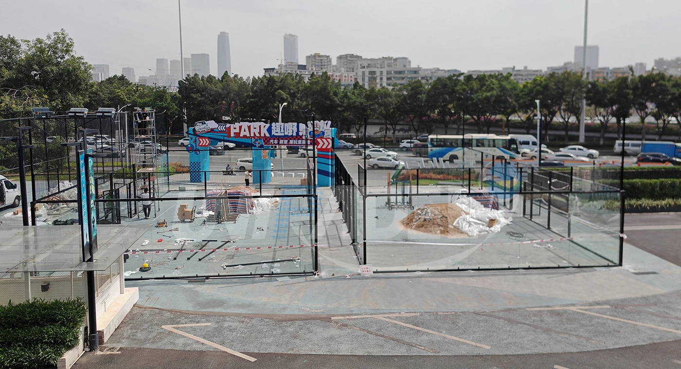Pistas de pádel en Guangzhou, China