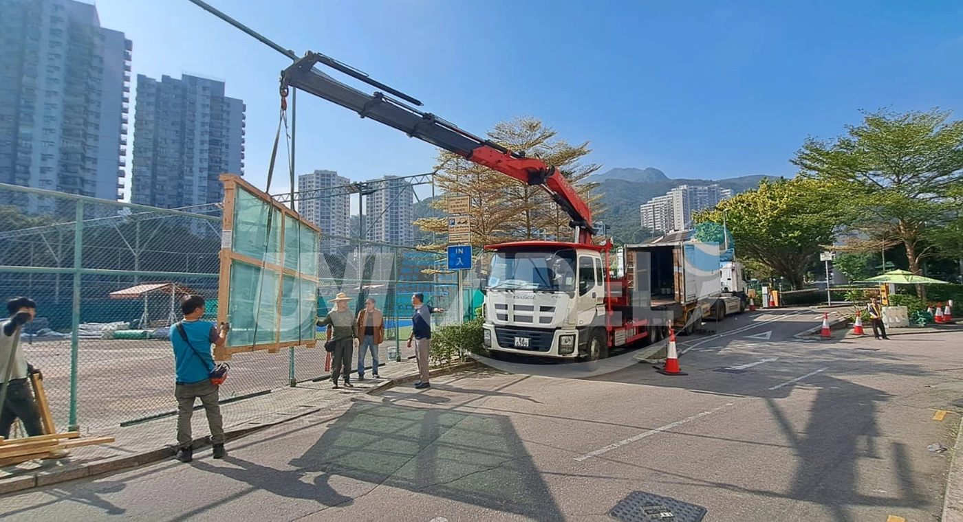 Pistas de pádel en el DBRC Club, Hong Kong