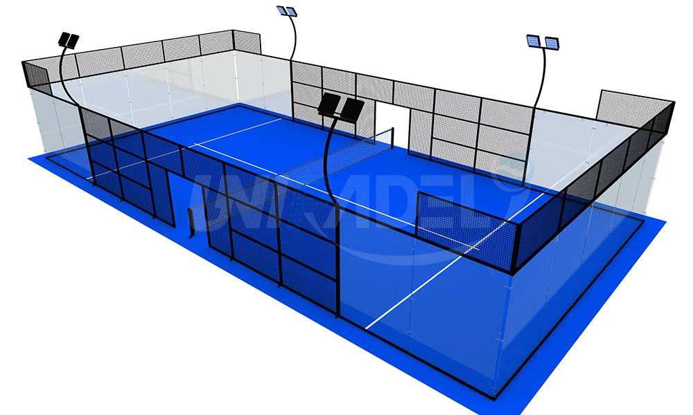 Super Panoramic Padel Court for Competitive Events