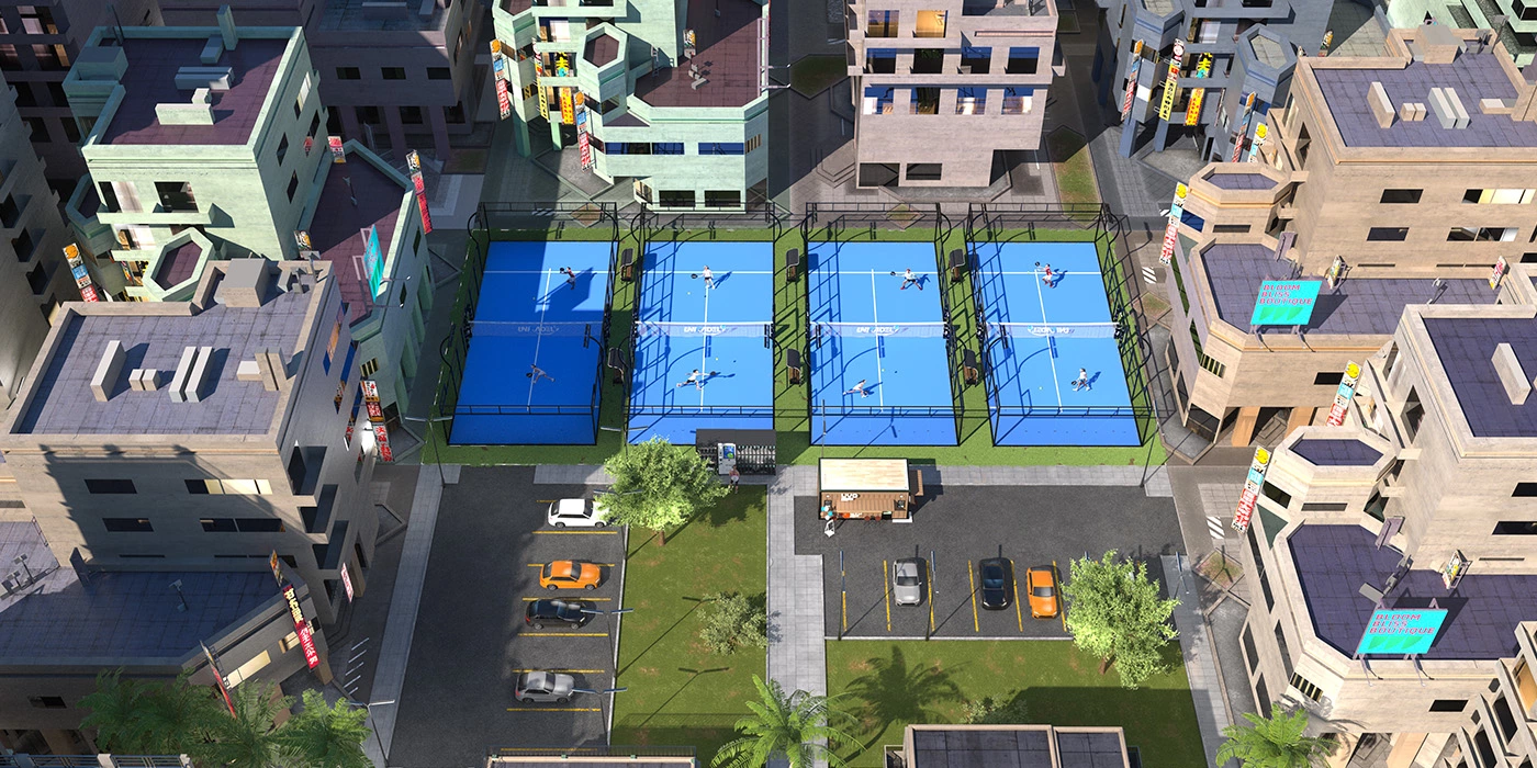 Residential Courtyard Padel Court Base