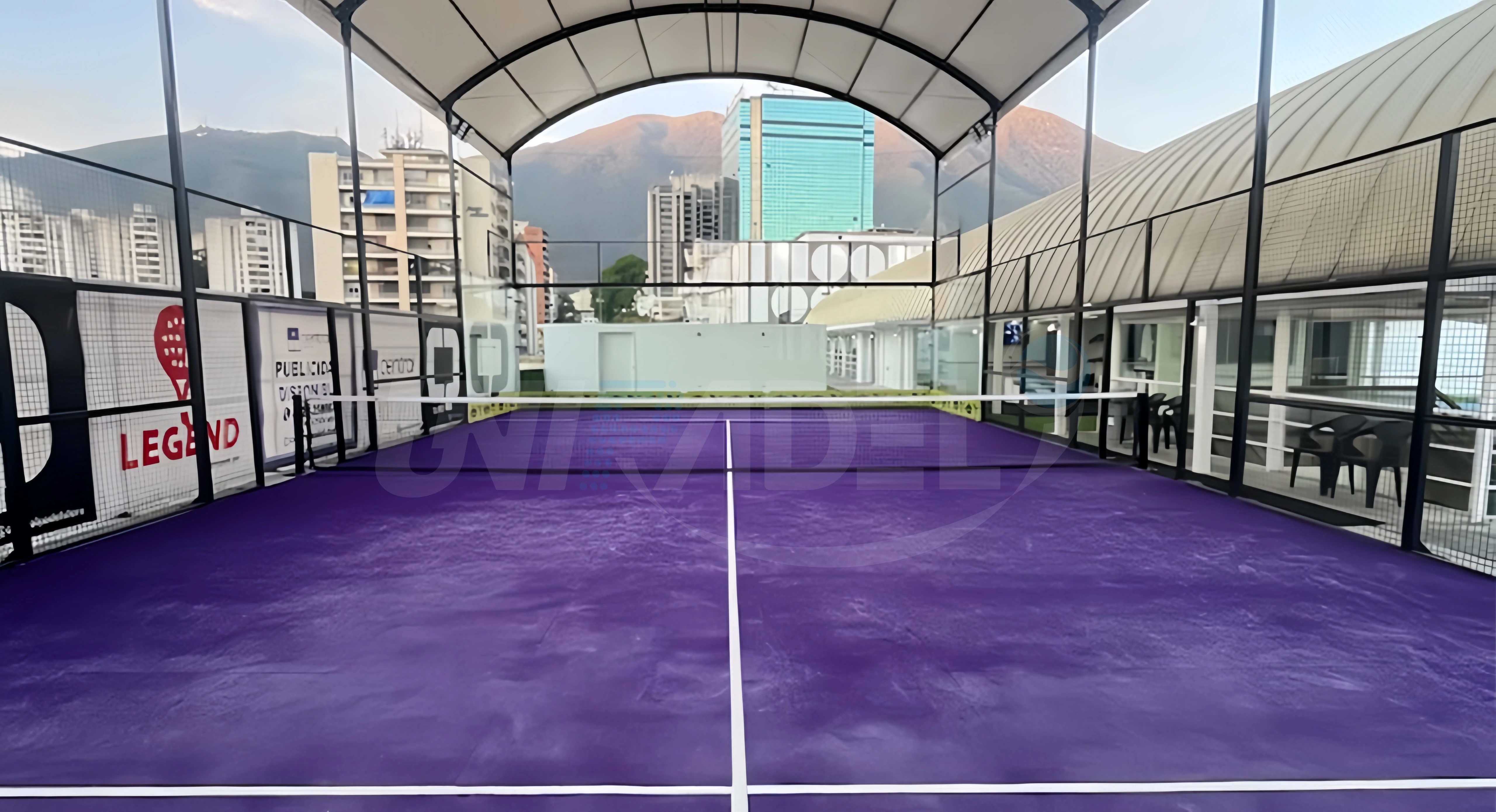 Terrain de padel couvert au Miranda, Venezuela