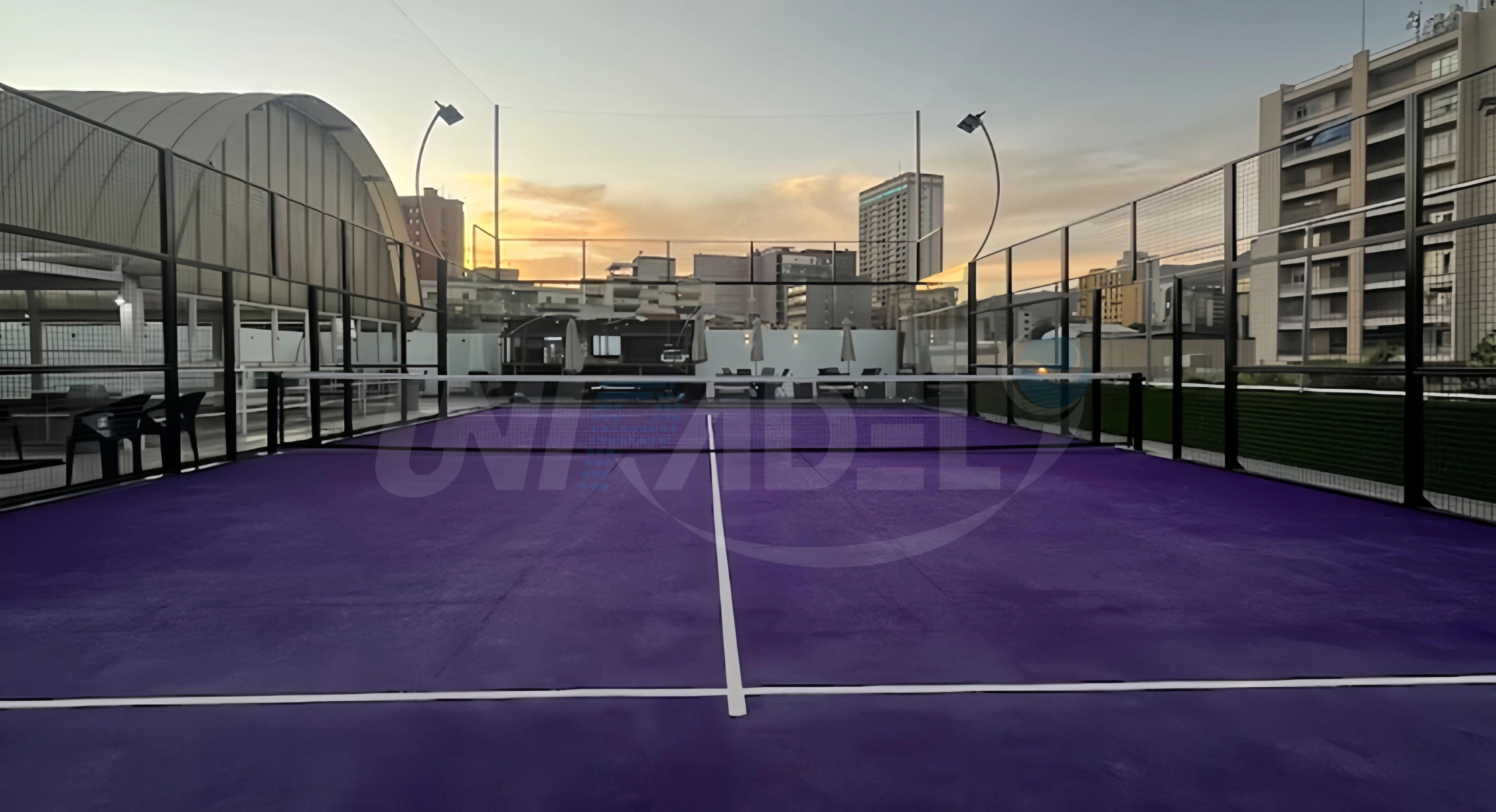 Terrain de padel couvert au Miranda, Venezuela