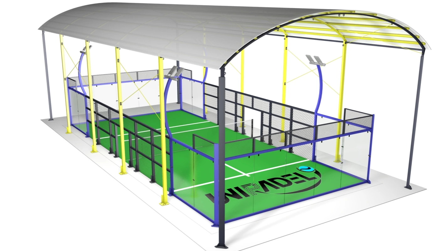 Terrain de Padel Panoramique Couvert