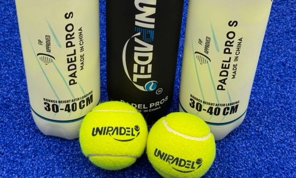 Pelotas de pádel UNIPADEL certificadas por la Federación Internacional de Pádel