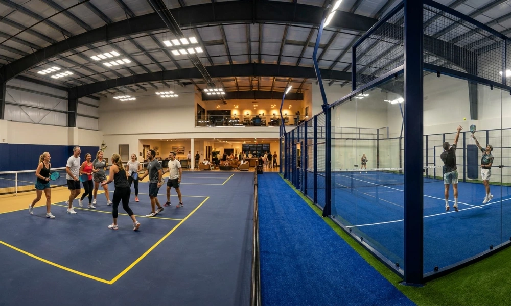 Escasez de pistas de pádel en Estados Unidos: modelo de club híbrido de pickleball y pádel
