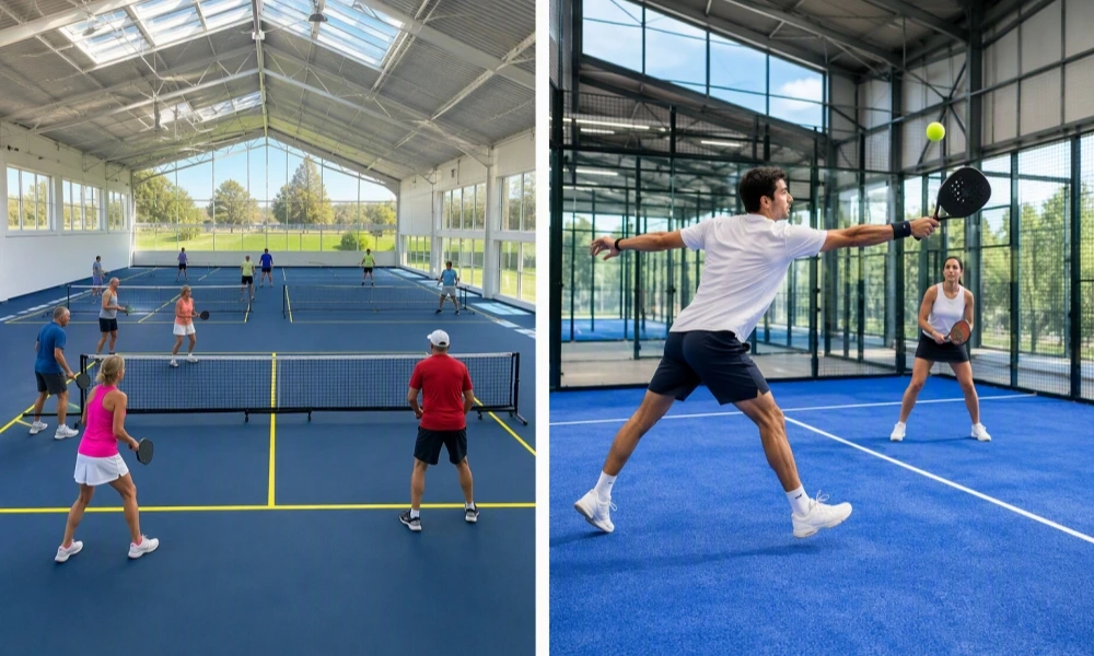 Padel ou pickleball au Royaume-Uni&nbsp;: Guide comparatif des données de croissance et d’investissement