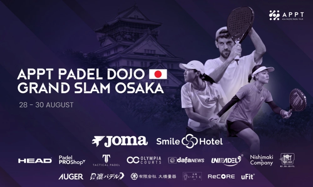 UNIPADEL devient sponsor officiel du Grand Chelem APPT Padel Dojo Osaka 2026