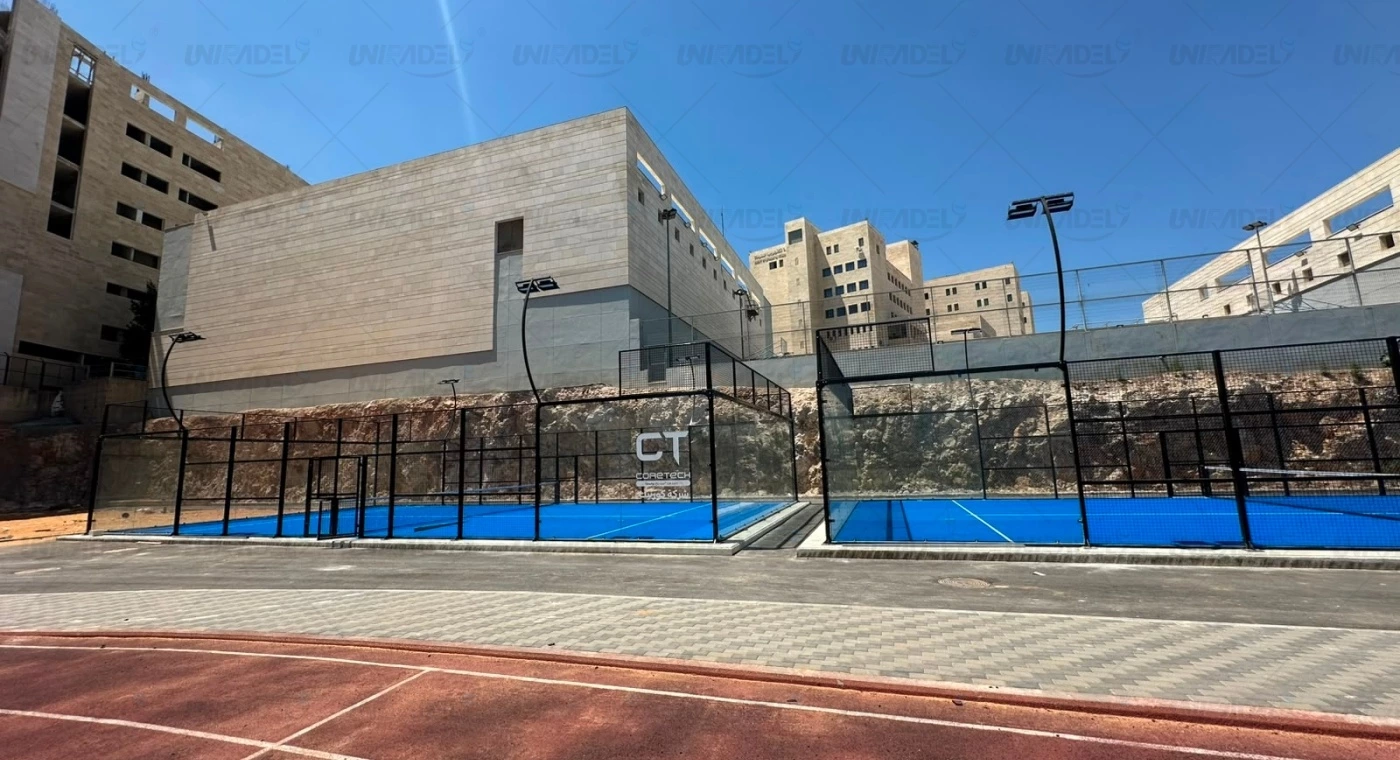 Pistas de pádel en la Universidad Nacional An-Najah, Palestina
