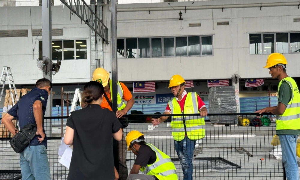 Assistance à l'installation de terrains de padel — Service technique UNIPADEL