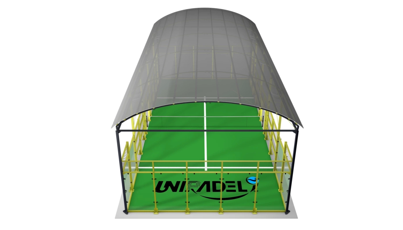 Padel Court with Integrated Roof