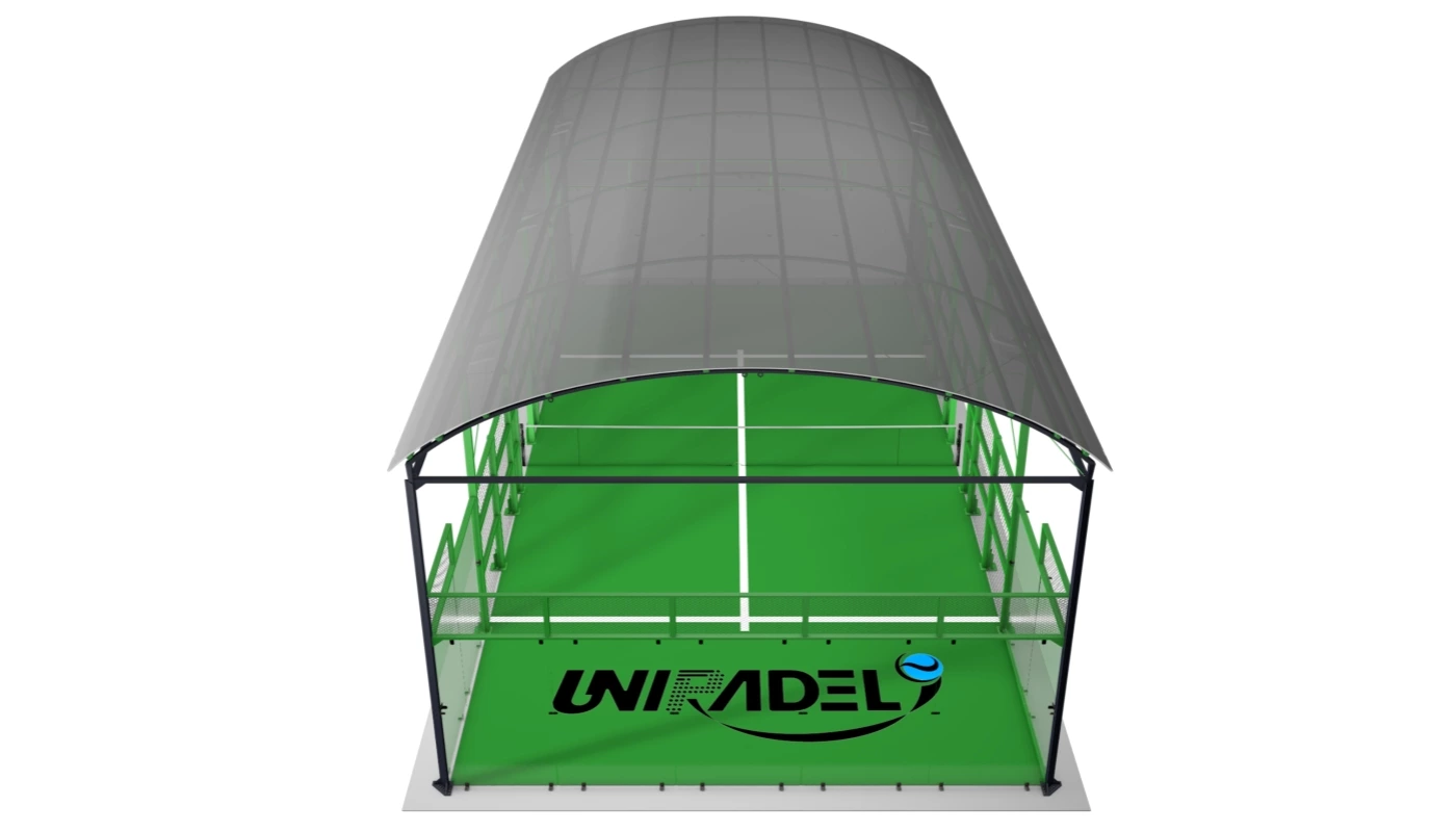 Padel Court with Integrated Roof